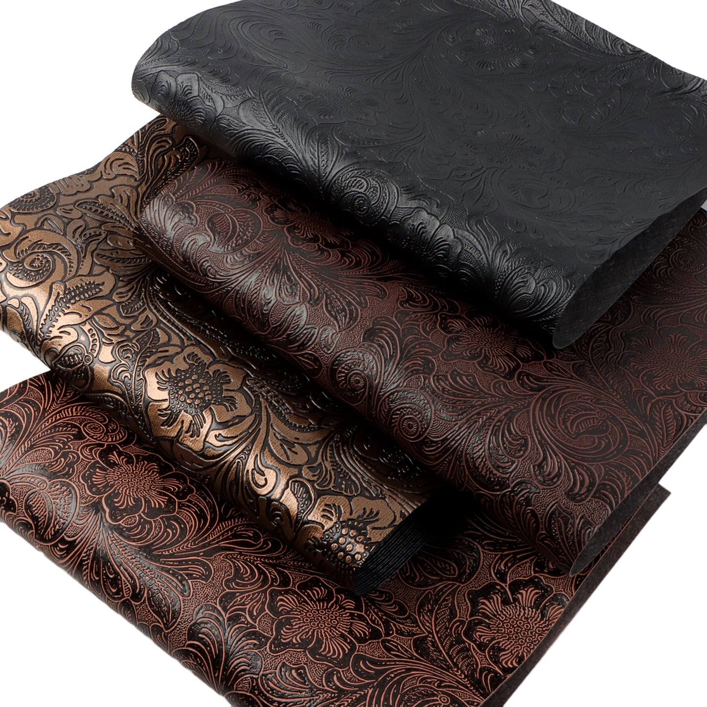 Bump Textured Swirls Faux Leather Sets Wholesale