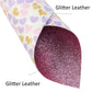 Heart Love Double Sided Faux Leather Sheets Wholesale