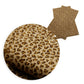 Short Velvet Leopard Faux Leather Sheets Wholesale