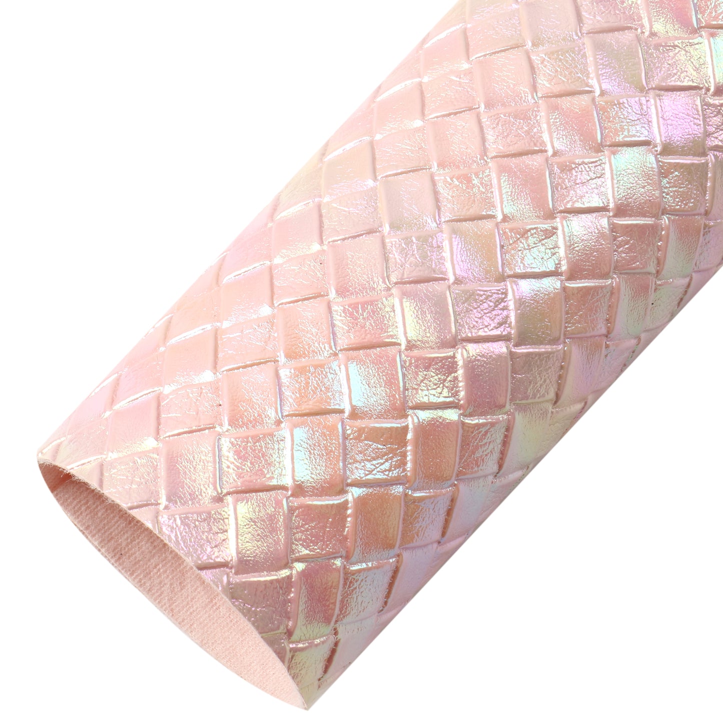 Bump Textured Holographic Braided Faux Leather Sheets Wholesale