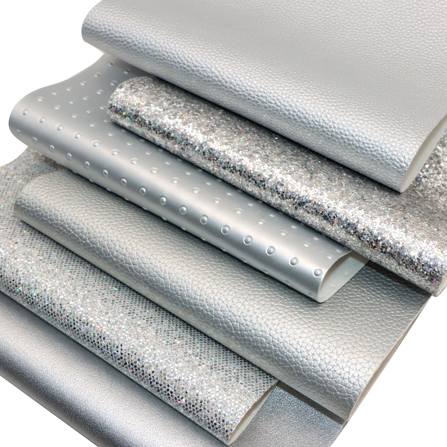 Silver Series Faux Leather Sheets Wholesale