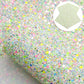 Neon Chunky Glitter Faux Leather Sheets Wholesale