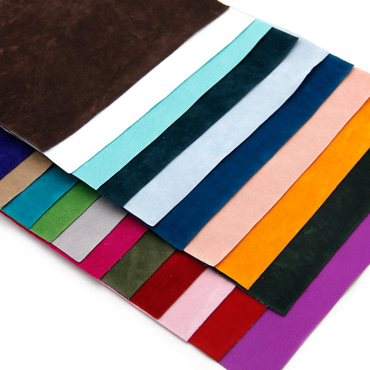 Double Sided Velvet Faux Leather Sheets Wholesale