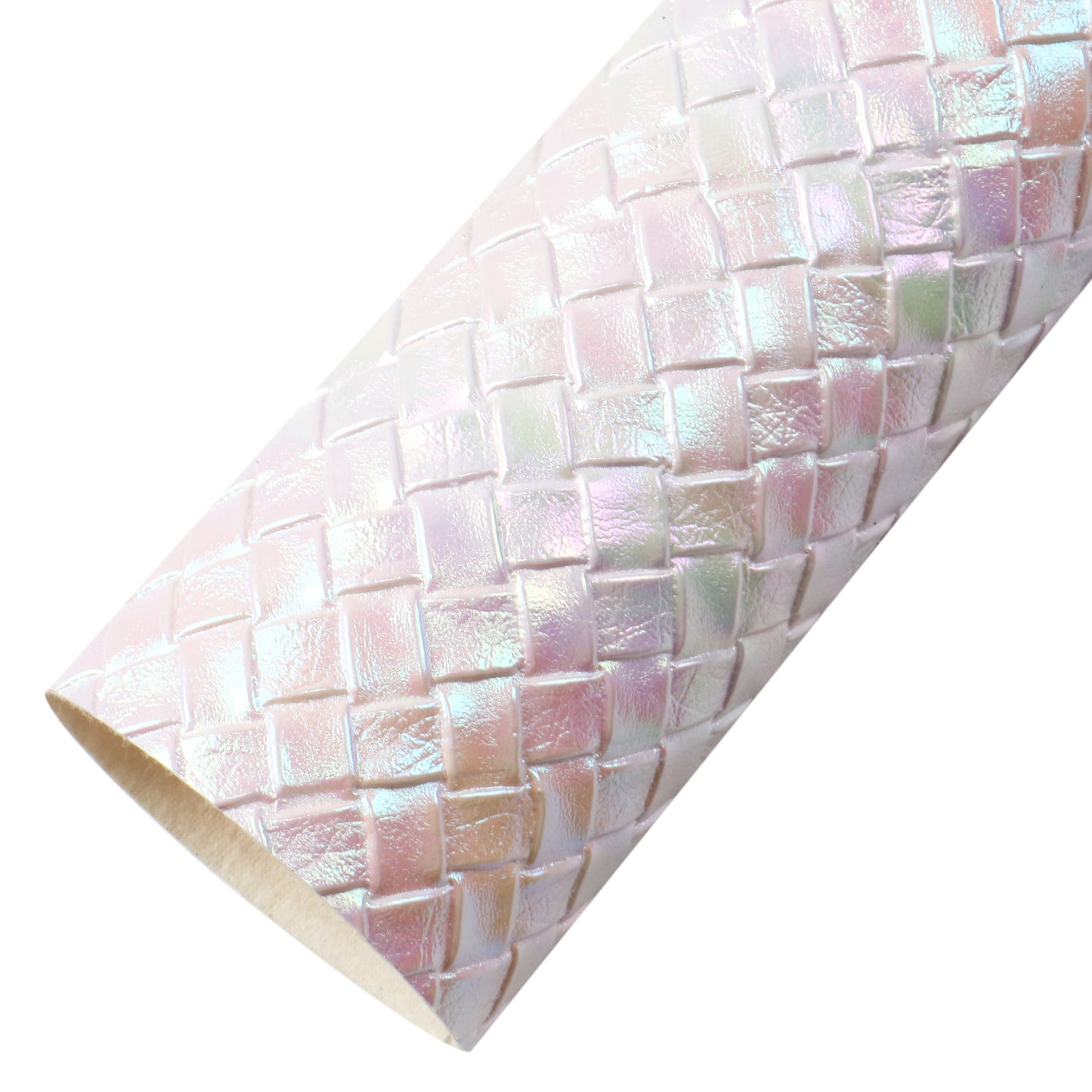 Bump Textured Holographic Braided Faux Leather Sheets Wholesale