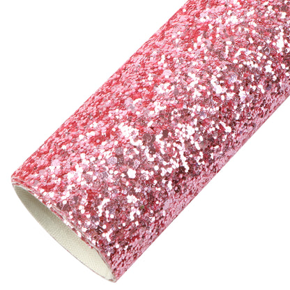 Chunky Glitter Mixed Sequins Faux Leather Sheets Wholesale