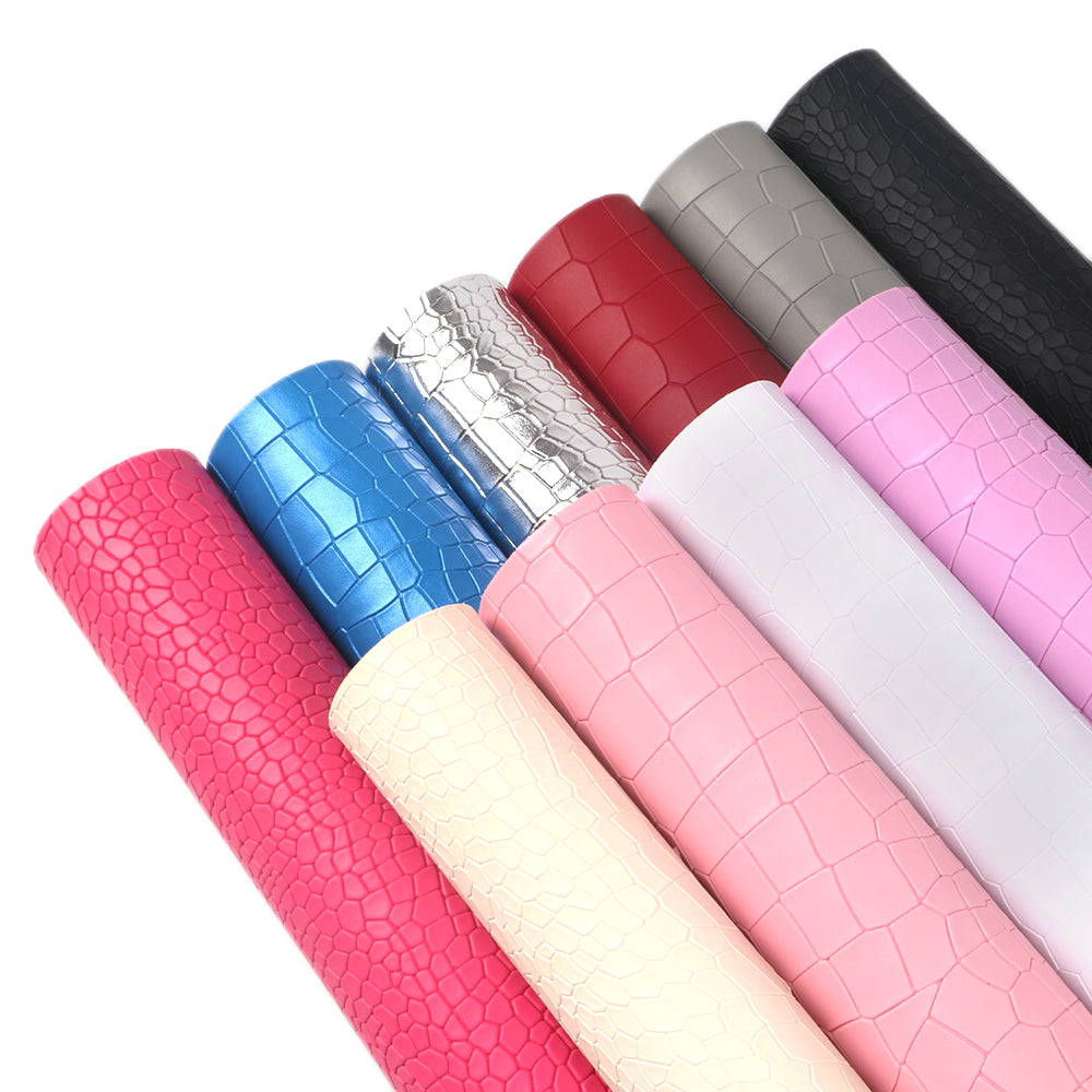 Bump Textured Solid Color Faux Leather Sets Wholesale