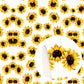 Sunflower Printed Faux Leather Sheets Wholesale