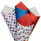 4th of July Printed Double Sided Faux Leather Sets Wholesale