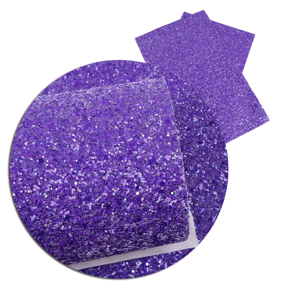 Chunky Glitter Faux Leather Sheets Wholesale