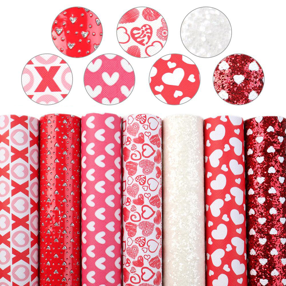 Valentine's Day Printed Faux Leather Sets Wholesale