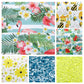 Flowers Printed Faux Leather Sets Wholesale