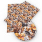 Dog Printed Faux Leather Sheets Wholesale