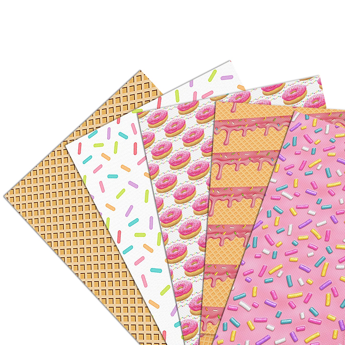 Food Printed Faux Leather Sets Wholesale