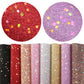 Printed Fine Glitter Faux Leather Sets Wholesale