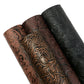 Swirls Embossed Vintage Faux Leather Sheets Wholesale