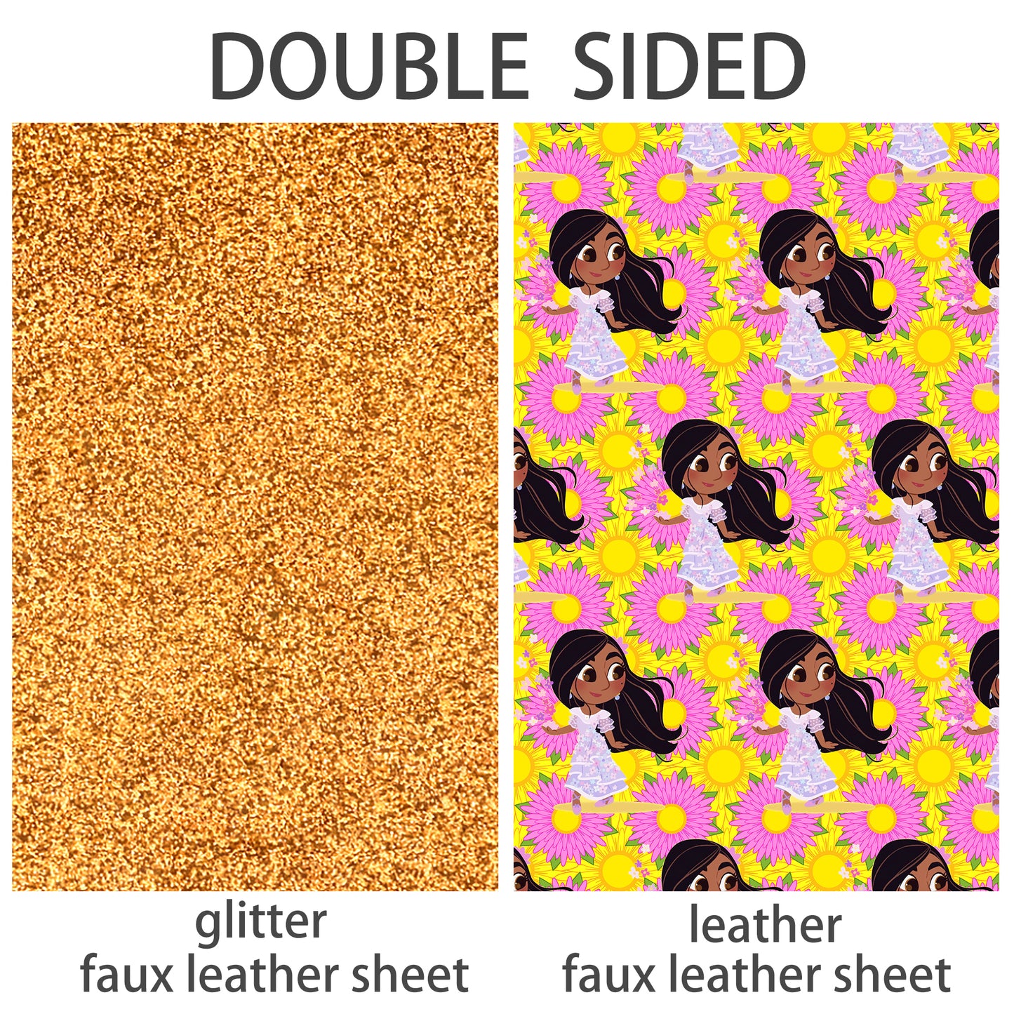 Double Sided Faux Leather Sheets Wholesale