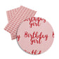 Happy Birthday Printed Faux Leather Sheets Wholesale