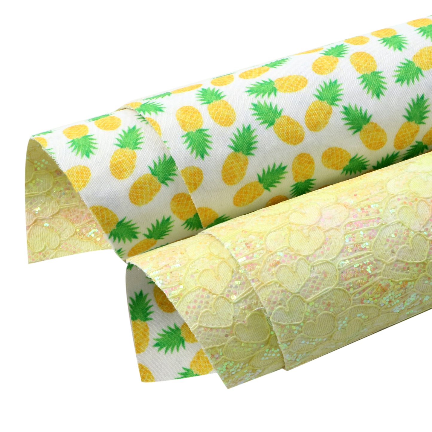 Fruit Double Sided Faux Leather Sheet and Fabric