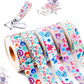 Flower Printed Faux Leather Ribbon Wholesale