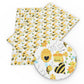 Bee Printed Faux Leather Sheets Wholesale