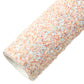 Beads Covered Chunky Glitter Faux Leather Sheets Wholesale