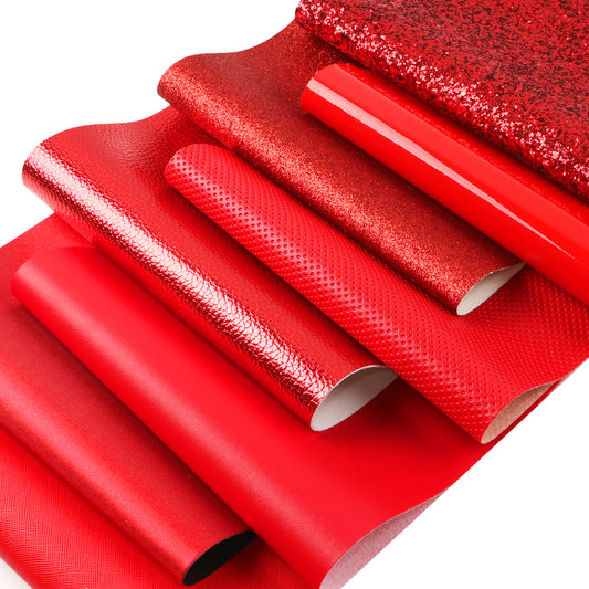 Red Rose Red Color Faux Leather Sets Wholesale