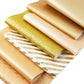 Gold Color Faux Leather Sets Wholesale