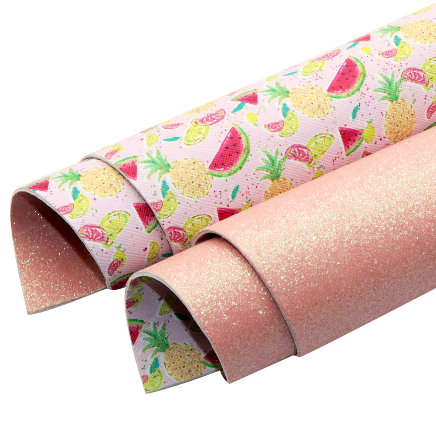 Fruits Double Sided Faux Leather Sheets Wholesale