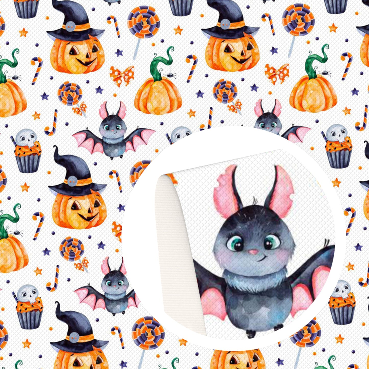 Halloween Printed Faux Leather Sheets Wholesale