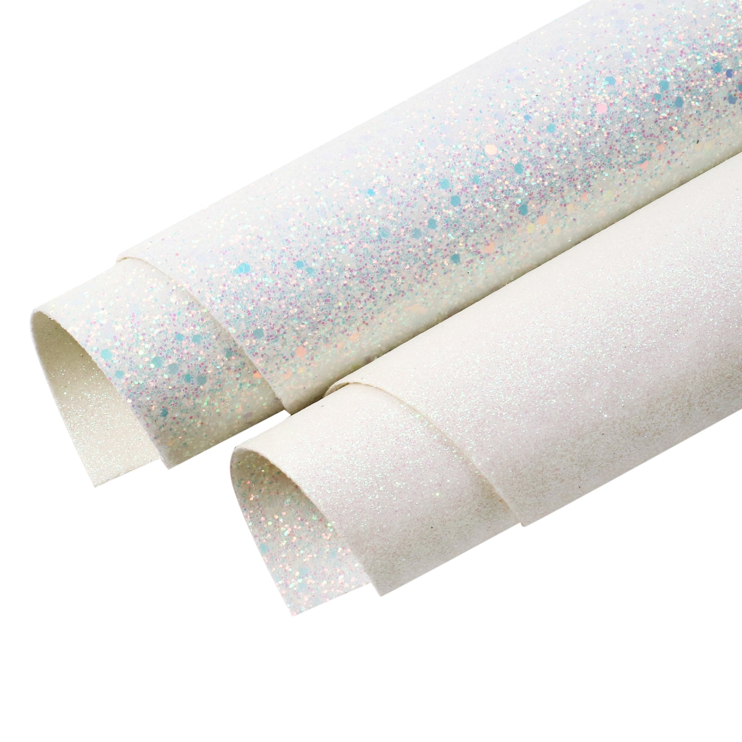 Solid Color Glitter Double Sided Faux Leather Sheets Wholesale