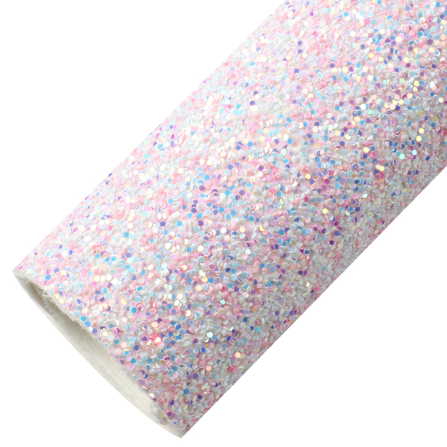 Chunky Glitter Round Sequins Faux Leather Sheets Wholesale