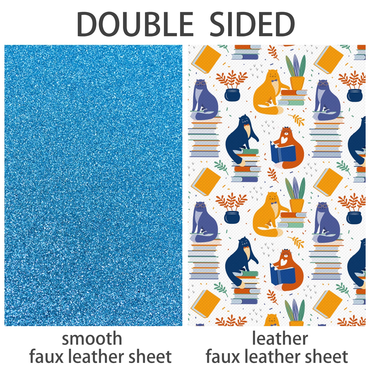 Back to School Double Sided Faux Leather Sheets Wholesale