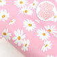 Daisy Printed Faux Leather Sheets Wholesale